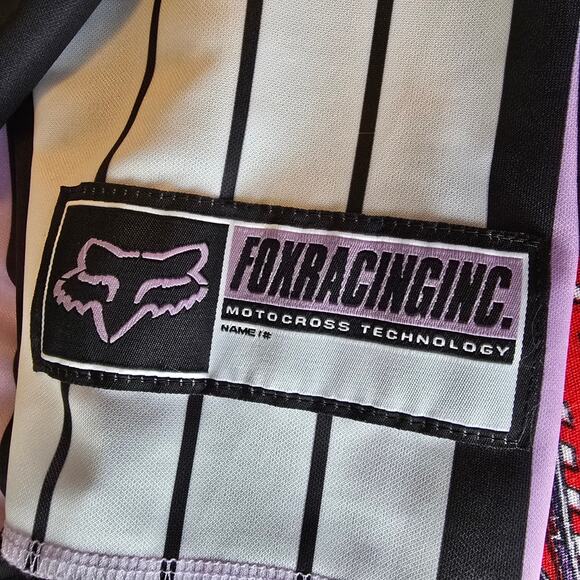 Fox Racing Foxy Girl Racing Jersey in Lavender and Black NWT, size XL - Picture 6 of 6